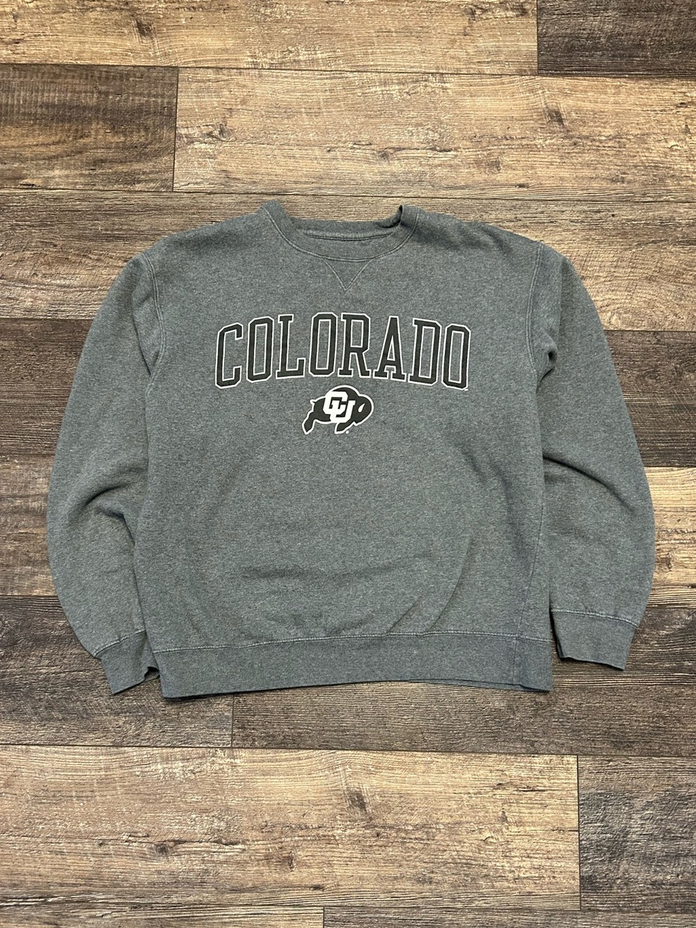 Vtg Y2K Gear For Sports Colorado Buffaloes Sweatshirt Adult Sz M Gray